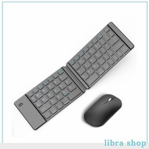 Bluetooth キーボード 折りたたみ式 ワイヤレス キーボード 3台デバイス切替接続可能 Windows/Mac/iOS対応 Type-C充電式 スマホ タブレッ