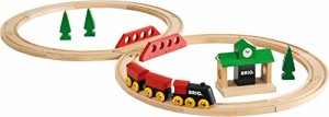 BRIO ( ブリオ ) クラシックレール 8の字セット [全22ピース] 対象年齢 2歳~ ( 電車 おもちゃ 木製 レール ) 33028