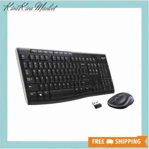 【英語版キーボード/マウス】 Logitech English Keyboard Wireless Combo (920-004536) 【並行輸入品】