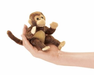 フォークマニス ミニ 猿 サル モンキー 指人形 パペット 並行輸入品