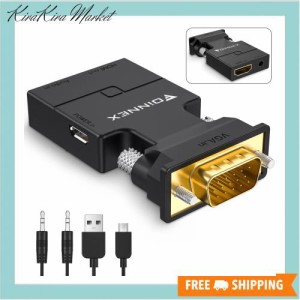 VGA HDMI アダプタ VGA HDMI 変換 VGA から HDMI 変換アダプタ VGA HDMI 出力 コンバーター VGA HDMI ビデオ変換 アダプタ VGA 入力 HDMI