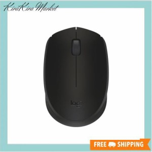 Logitech M170 2.4GHz ワイヤレス 3ボタン 光学スクロールマウス ナノUSBレシーバー付き (ブラック)