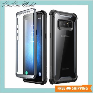 i-BLASON Samsung Galaxy Note 8 ケース [ SCV37/ SC-01K ] 液晶画面フィルム付き 全面保護 クリアケース [Ares Series]