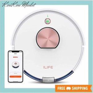 ILIFE(アイライフ) ロボット掃除機 高精度マッピング機能 多層マップ 水拭き両用(ウォータータンク別売) お掃除ロボット 2000Pa強力吸引 