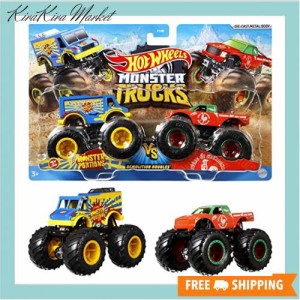 MATTEL HOT WHEELS マテル ホットホイール モンスタートラック 2パック [並行輸入品]