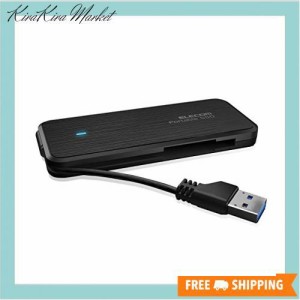 エレコム 外付けSSD ポータブル 480GB USB3.0 USB3.1(Gen1) ケーブル収納 ブラック ESD-EC0480GBK
