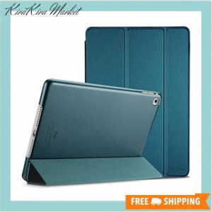 ProCase iPad Air 2(2014発売)ケース スマート 超スリム スタンド フォリオ保護ケース 半透明フロスト バックカバー 対応端末：Apple iPa