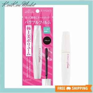 FASIO(ファシオ) パワフルフィルム マスカラ (ボリューム) BK001 ブラック 7g 無香料 1 個