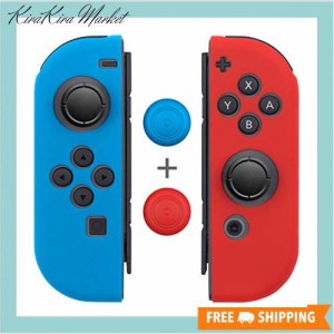 Fosmon Nintendo Switch Joy-Con シリコン プロテクタケース 任天堂スイッチ ソフトケース (L) / (R)【高品質 | 超薄 | 超耐磨 | 滑り止