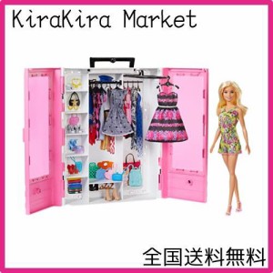 バービー(Barbie) バービーとピンクなクローゼット ドール＆ファッションセット 【着せ替え人形・ハウス 】【ドール、アクセサリー付き】