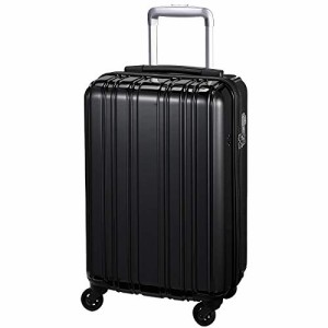 スーツケース 超軽量 1.9kg 機内持込 静音 1〜3泊 32L Sサイズ ブラック SiiiN＋Light シーンプラスライト
