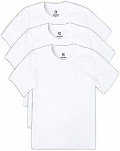 [BALLOT] Tシャツ メンズ 無地 半袖 肉厚生地 ヘビーウェイト 綿100％ 3枚組 (XL, ホワイト)