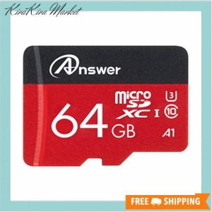 アンサー microSDXCカード64GB 各種Nintendo Switch対応 UHS-I Class10(最大読み込み速度95MB/s)