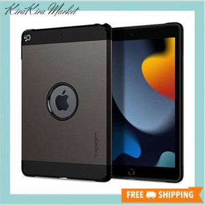 Spigen iPad 第9世代 ケース 10.2 インチ 第8世代 第7世代 対応 米軍MIL規格 スリム 軽量 衝撃 吸収 耐衝撃 すり傷 防止 タフ・アーマー 