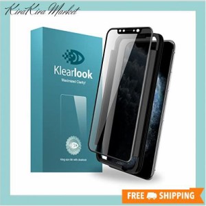 Klearlook Phone 11 Pro ガラスフィルム 360°覗き見防止 上下左右360度プライバシー防止系列 全面保護ガラス Phone11Pro 5.8インチ 強化