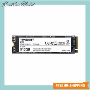 Patriot Memory P300 512GB M.2 SSD 2280 NVMe PCIe Gen 3x4 内蔵型SSD P300P512GM28