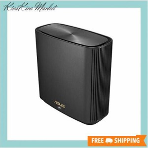 ASUS WiFi 無線 ルーター WiFi6 1201+4804+574Mbps トライバンドメッシュ ZenWiFi AX (XT8) (黒) 1 pack 【 255？/4部屋以上 】【PS5/Nin