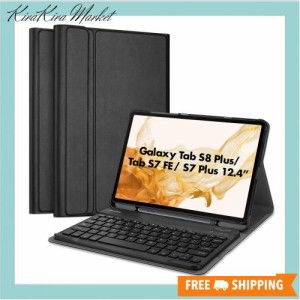 ProCase Galaxy Tab S8+ Tab S7 Plus キーボード付きケース 2020 磁気脱着 ワイヤレス接続 適用機種: Galaxy Tab S8+ (SM-X800 X806)/Tab