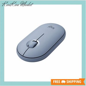 ロジクール ワイヤレスマウス 無線 マウス Pebble M350BL 薄型 静音 ブルー ワイヤレス windows mac Chrome Android Surface iPad OS M35
