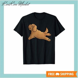 ヨガゴールデンドゥードル犬 Tシャツ