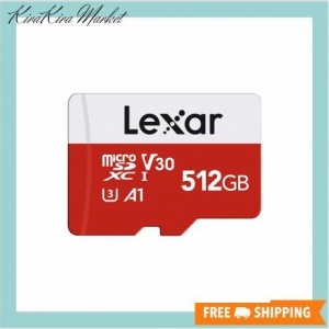 Lexar マイクロsdカード 512GB microSDカード UHS-I 読取り最大100MB/秒 U3 Class10 A1 V30 4K Ultra HD動画撮影 microSDXC「SDアダプタ