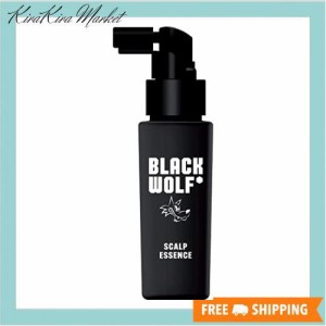 BLACK WOLF(ブラックウルフ) 液体 スカルプ エッセンス50mL スカルプケアの総仕上げ/頭皮に直接浸透*角質層まで/無香料 黒 30代以上男性