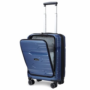 [タビトラ] スーツケース キャリーケース 機内持込 トップオープン フロントオープン 拡張ファスナー 大容量 TSAロック 超軽量 旅行 出張