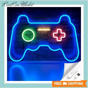 Homagical LED ネオンライトゲーミングライト (16”x 11”) サインアクリルボードplaystationライト寝室部屋壁掛け装飾ホーム飾りライト