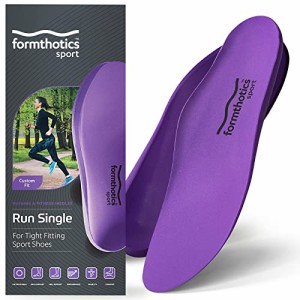 Formthotics ランニング用 スポーツインソール (本格ランナー向け) 超軽量 熱成形 Run Single M Purple