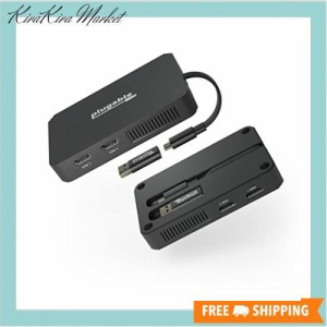 Plugable USB-C HDMI グラフィック変換アダプター モニター 4 台接続可能