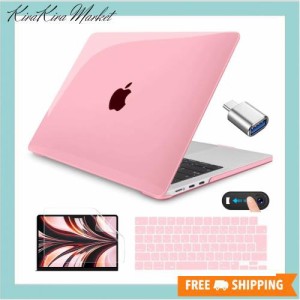 CISSOOK MacBook Air 13.6 2024 ピンク ケース M3 3113 A2681 M2 チップ 対応 13.6インチ macbook air a2681 m2 2022 カバー 光沢 pink 