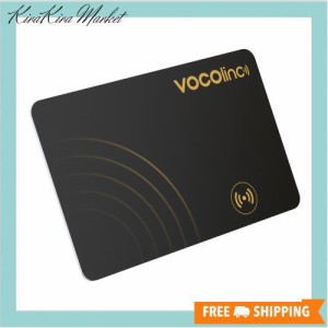 VOCOlinc 紛失防止タグ カード 超薄(1.6mm) 紛失防止トラッカー (iOSのみ対応) 忘れ物防止 タグ スマートタグ Bluetooth トラッカー アイ