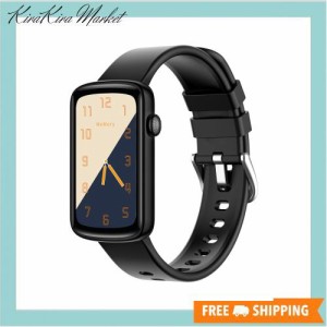 SHANG WING スマートウォッチ レディース リストバンド 型 腕時計 iPhone/Android対応 1.47インチ大画面 フルタッチ Smart Watch 着信通