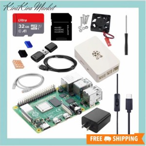 Vesiri Raspberry Pi 4B Starter Kit技適取得済 Raspberry Pi 4 Model B(RAM 4GB)/ラズベリーパイ4B/32GBのMicroSDカード/5V 3A USB-Type