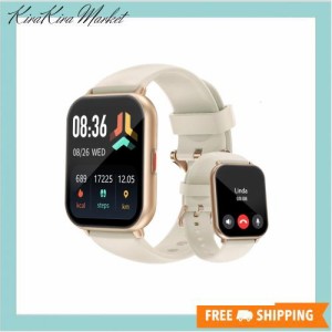 スマートウォッチ iPhone/Android対応 Bluetooth 通話機能付き 1.85インチ 大画面 腕時計 歩数計 Smart Watch 7日間持続バッテリー 着信