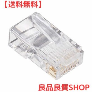 エレコム RJ45コネクタ 単線仕様 100個入り LD-RJ45T100