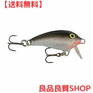 Rapala(ラパラ) クランクベイト ミニファットラップ 3cm 4g クロギン S MFR3-S ルアー S (シルバー)