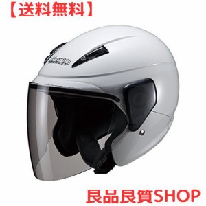 マルシン(MARUSHIN) バイクヘルメット セミジェット M-520XL ホワイト XLサイズ (61-62cm未満) 5211