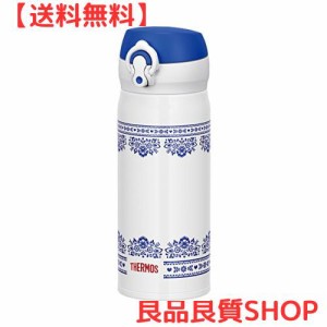 サーモス 水筒 真空断熱ケータイマグ ワンタッチオープンタイプ 0.4L ブルーホワイト JNL-402 BLWH