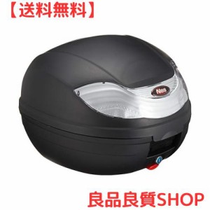 バイクパーツセンター(Bike Parts Center) リアボックス32L 着脱可能式 取っ手付き ブラック/ホワイト トップケース 大容量 原付 907907