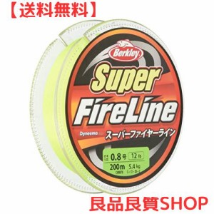 バークレイ(Berkley) PEライン 200ｍ 0.8号/12lb グリーン スーパーファイヤー 釣り糸