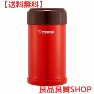 象印マホービン(ZOJIRUSHI) ステンレスクック＆フードジャー おまかせ保温 保冷調理 保温ランチジャー 750ml トマトレッド SW-JA75-RV