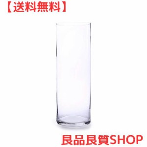 [スプレンノ] 花瓶 ガラス 大きい 透明 大 ガラス花瓶 フラワーベース 花器 シリンダー 円柱 vase 30cm おしゃれ (10x30)