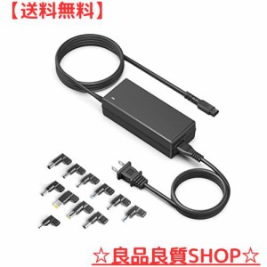 【PSE規格品】HKY 90W 薄型汎用電源アダプタ 18.5V-20V ACアダプター PC対応互換 パソコン 充電器 ACアダプター ノートメガネ電源 ノート