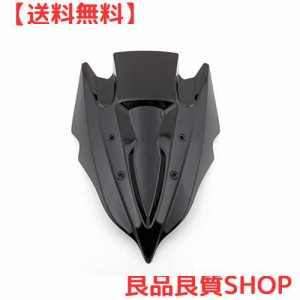 Karun バイク・オートバイ用 ウインドシールド スクリーン FOR 川崎 Z250 Z300 2013-2016年 用 ブラック