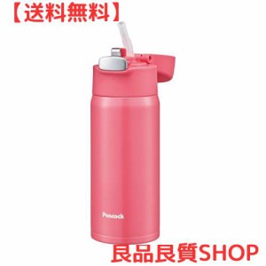 ピーコック 水筒 マグ ボトル ピンク 保温 保冷 0.4L ステンレス ボトル ストロータイプ APA-40 P