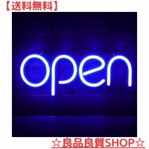 OPEN看板 LED OPEN SIGN オープン クローズ OPEN＆CLOSED時間付き 点滅設定可 カフェ 喫茶店 レストラン バー 居酒屋 インテリアショップ