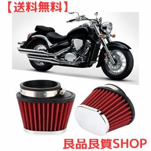 パワーフィルター オートバイ オーバル(ストレート) パワーアドバンス for Honda Suzuki Kawasaki 汎用 51mm / 55mm /60mm クランプ付き 