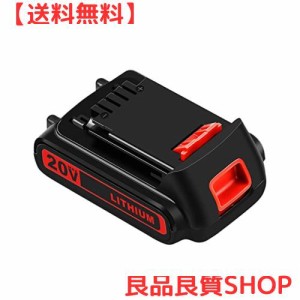 Enermall 互換 ブラックアンドデッカー バッテリー 18V 3.0Ah BL2018 ブラックアンドデッカー 18V バッテリーブラックアンドデッカー 20V