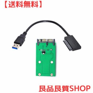 Xiwai USB 3.0 - mSATA 50ピン SSD ＆ 1.8インチ Micro SATA 7+9 16ピン アダプター アドオンカード PCBA